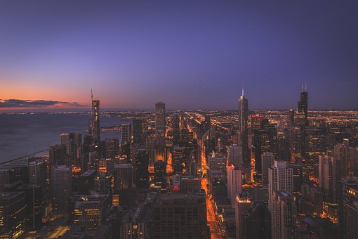 Chicago, Zonsopkomst, Stadsgezicht