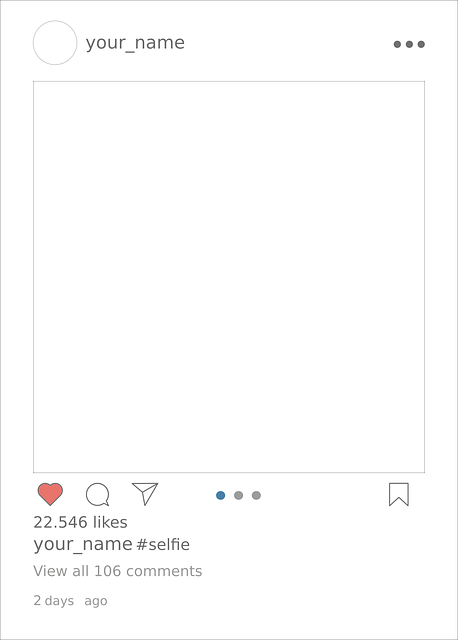 Free instagram social media smartphone vector