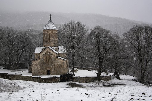 Free Church Snow photo and picture