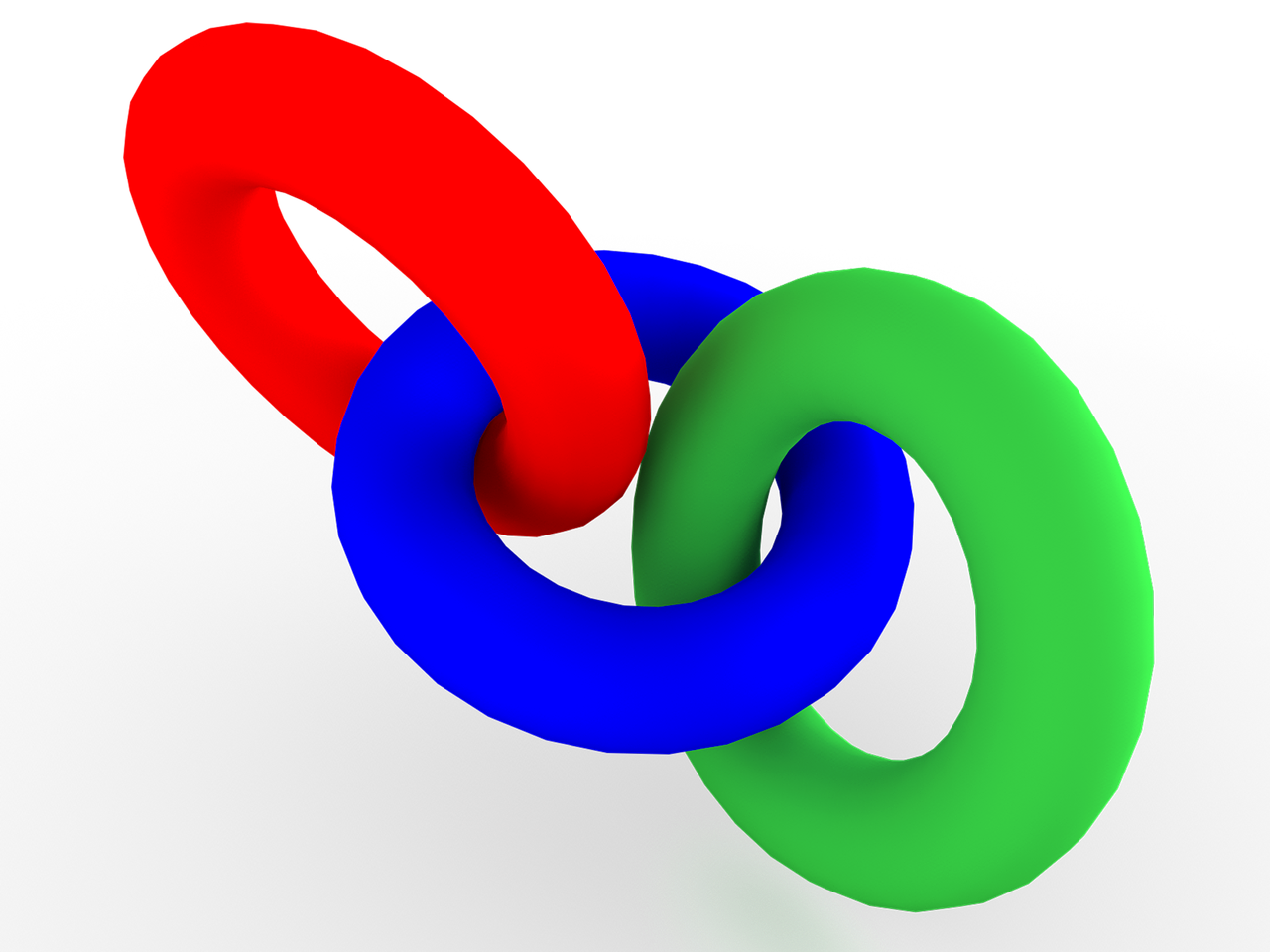 Free circle torus red illustration