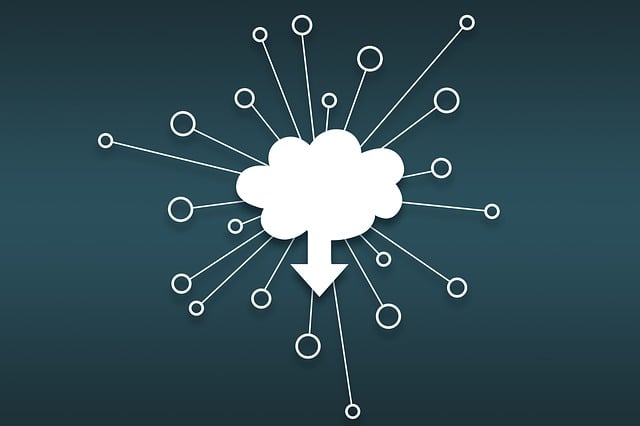 Free cloud computing network cloud illustration