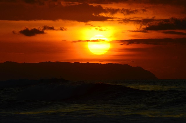 Free Kauai Sunset photo and picture