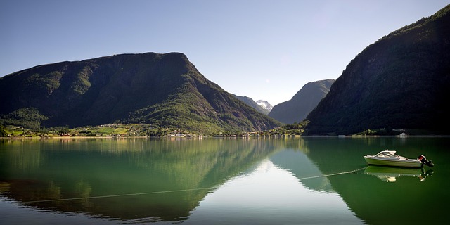 Free Fjord Mountain photo and picture
