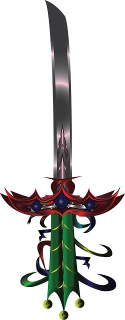 Free katana knife samurai illustration