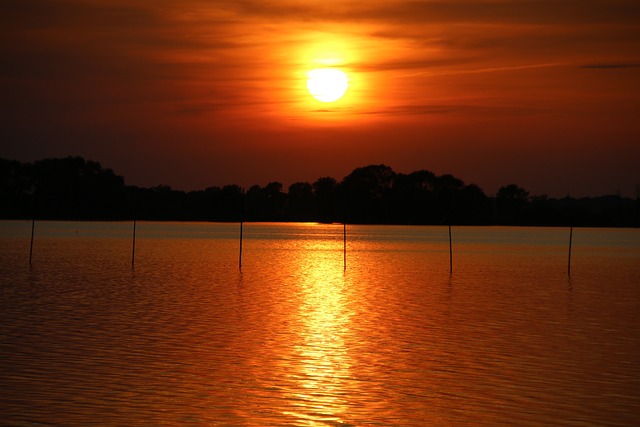 Free Eve Sunset photo and picture