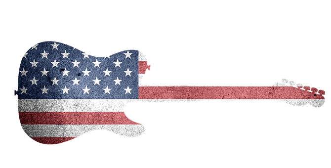Free Guitar American illustration and picture
