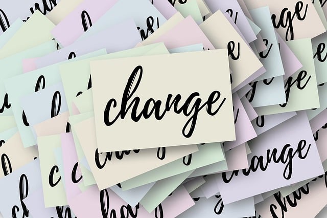 Free change new beginning switch illustration