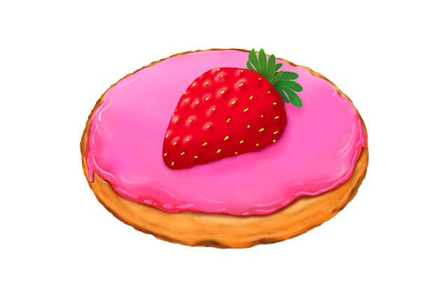 Free Cookies Strawberry illustration and picture