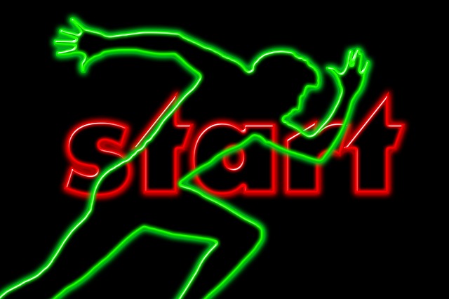 Free begin runner career illustration