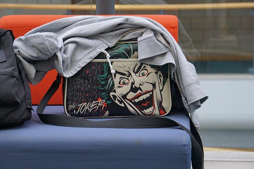 Comic, Kunst, Tasche, Farben