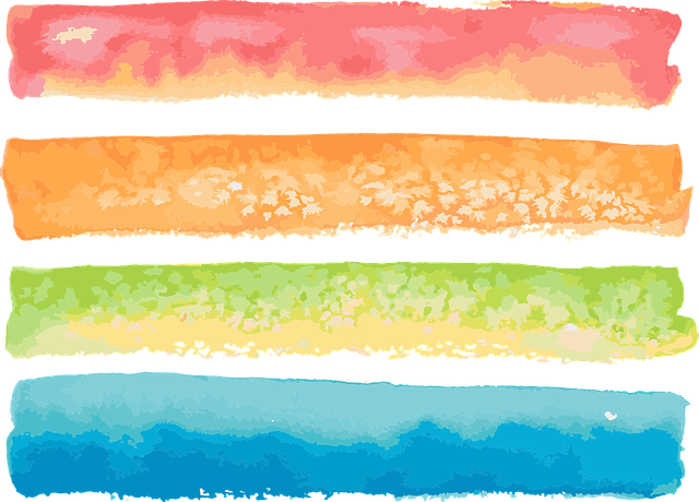 Free watercolor red yellow vector