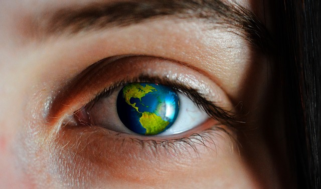 Free eye earth globe illustration