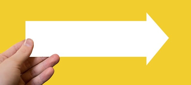 Free arrow straight direction illustration