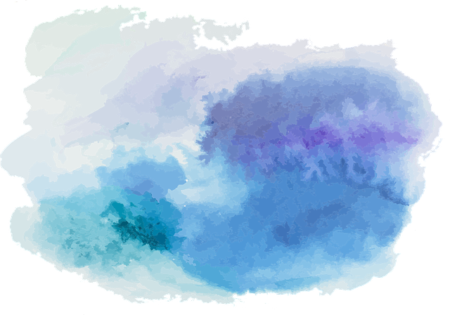 水彩绿松石蓝色的 免费矢量图形pixabay