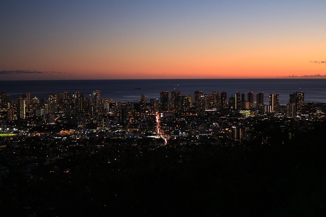 Free Sunset Citynight photo and picture