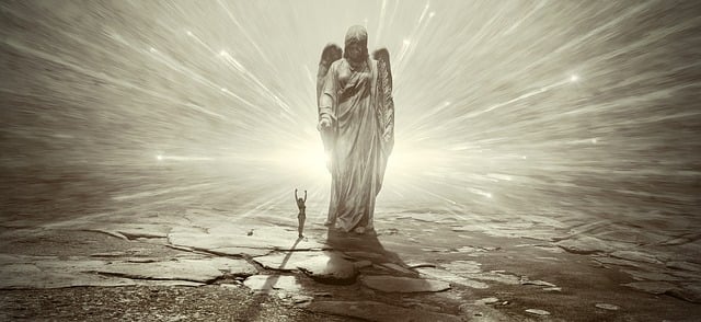 Free fantasy angel light illustration