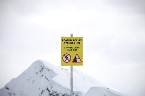 Free Snow A Warning photo and picture