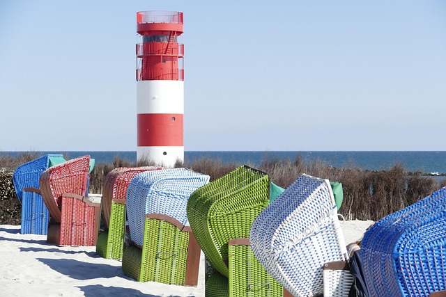 Helgoland, Farol, Ilha, Mar Do Norte