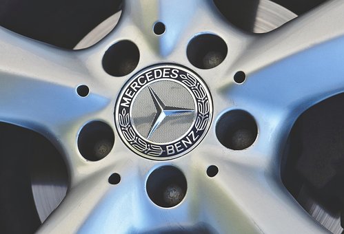 Aluminium Rim, Mercedes Star, Mercedes