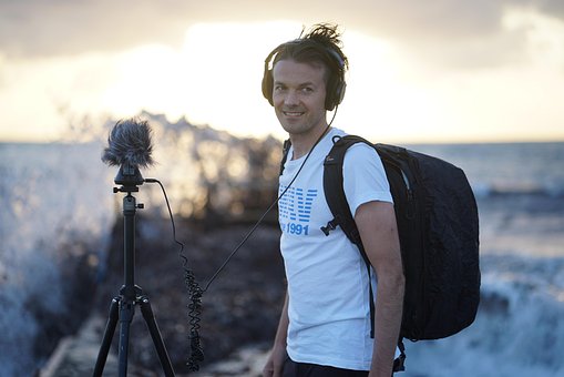 Middelhavet, Solnedgang, Mand, Model