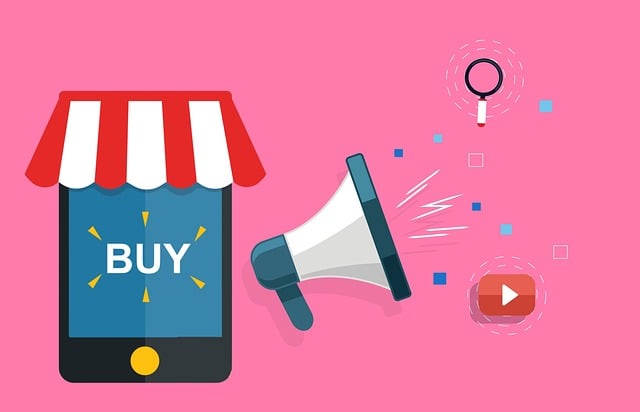 Free online shop marketing illustration