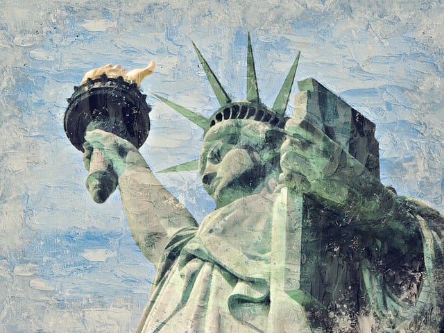 Statue of liberty anime