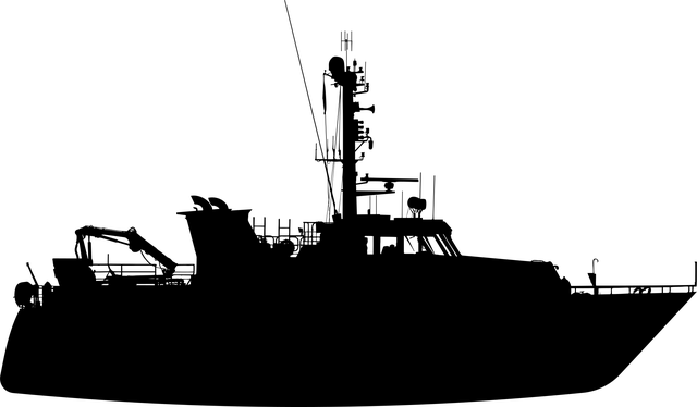 Küstenwache, Schiff, Silhouette, Schiffe