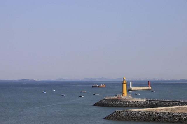 Meer, Leuchtturm, Küste, Strand