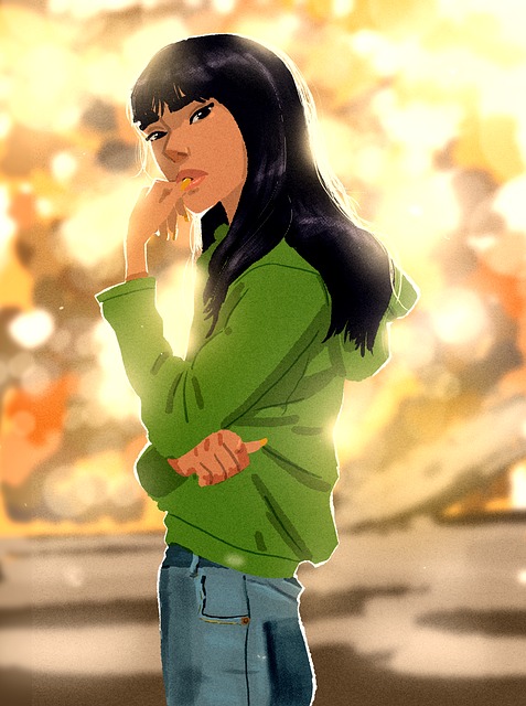 Free Drawing Woman illustration and picture