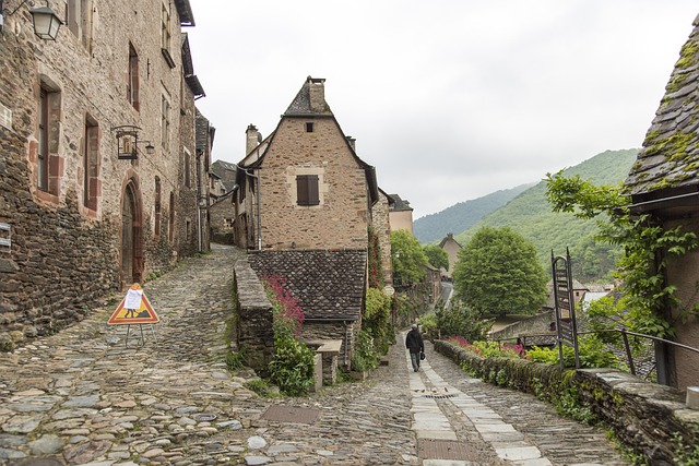 Free Conques Pilgrims photo and picture