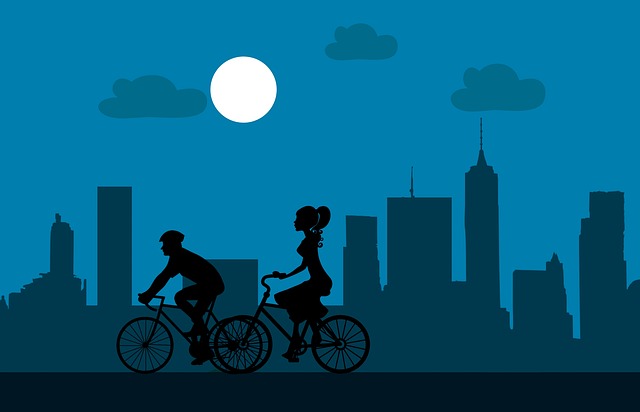 Free biking bike bicycle illustration