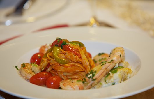Vlak, Restaurant, Vis, Heerlijk