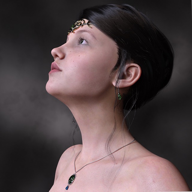 Femeie, A Închide, Portret, Frumuseţe