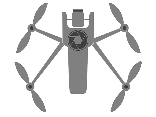 Free drone video camera illustration