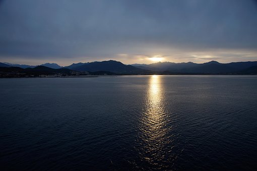 Free Sea Sunrise photo and picture