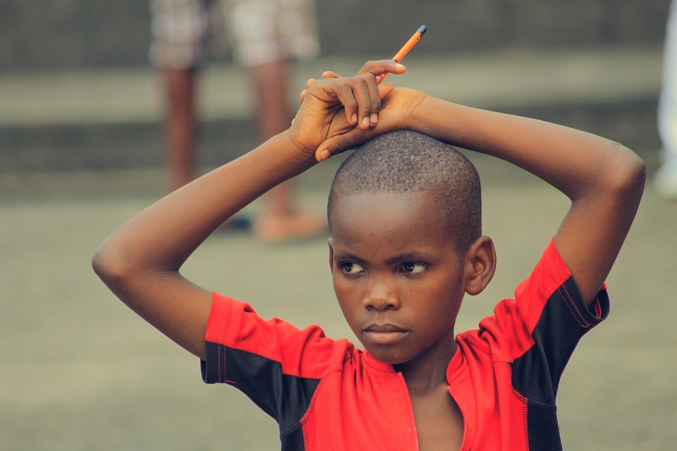 Africano, Bambino, Matita, Educazione, Futuro