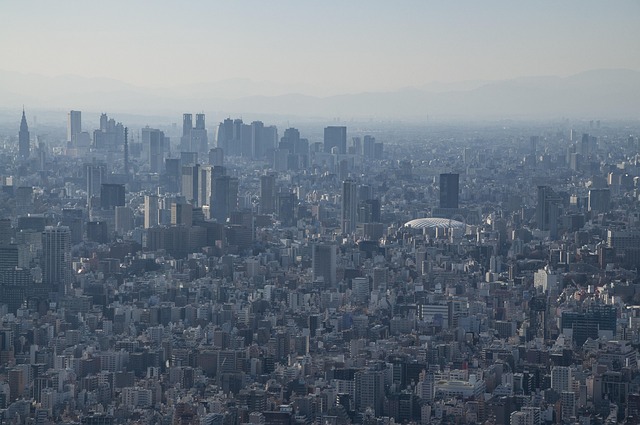 Tokio, Japan, Stadt, Horizont