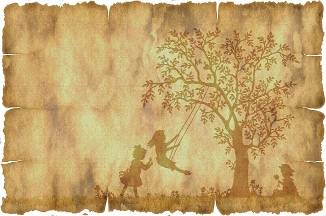 Download free HD stock image of Parchment Paper Free parchment paper tree illustration