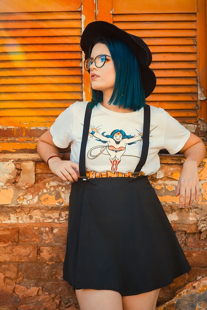 Mulher, Luz, Estilo, Vintage, Urbano
