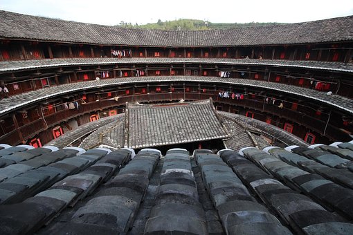 China, Vechi, Clădire, Chinez, Reper