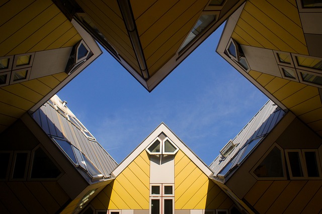 Rotterdam, Huizen, Vreemd, Architectuur