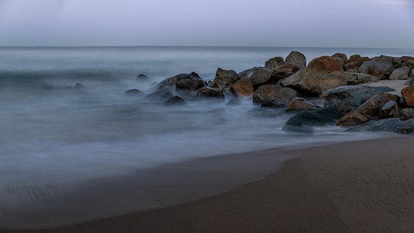 Прилив, Волны, Океан, Вода, Море, Пляж
