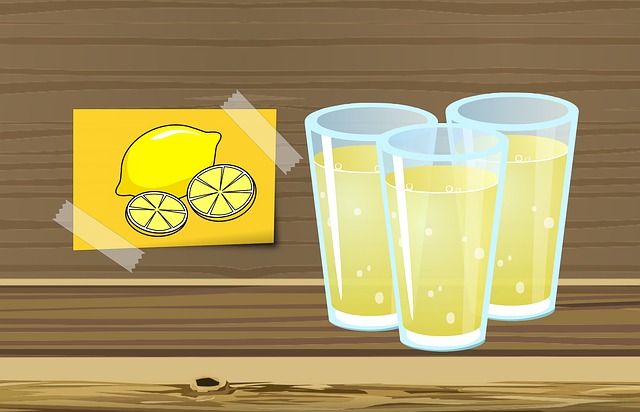 Free lemon lemonade juice illustration