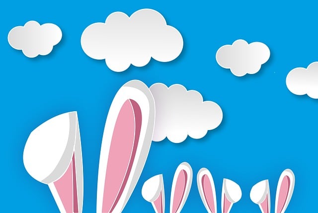 Free rabbit ears rabbit heaven illustration