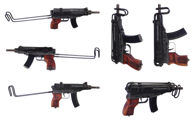 Free the gun škorpion vz 61 samopal vzor-61 illustration
