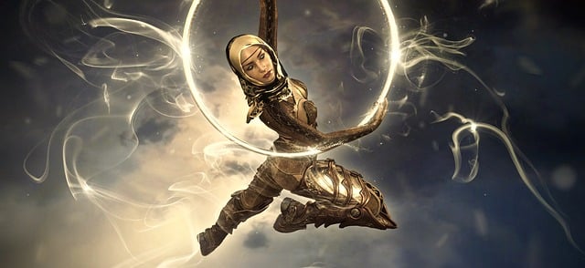 Free fantasy amazone ring illustration