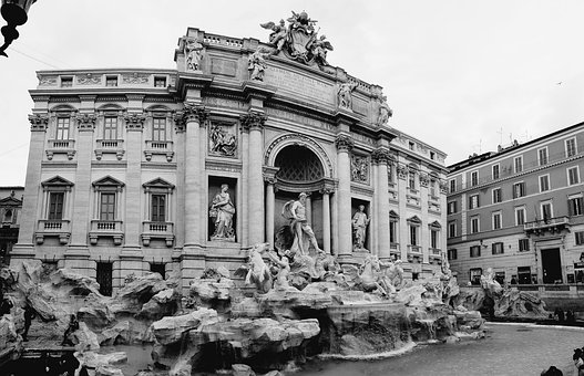 Anna Norman, Brunnen, Roma, Italien