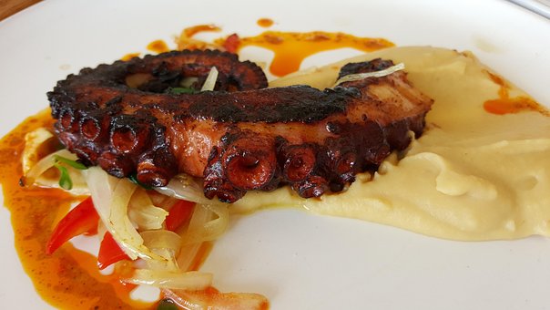 Anna Norman, Krake, Gegrillt