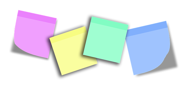 Free notes memo sticky notes illustration