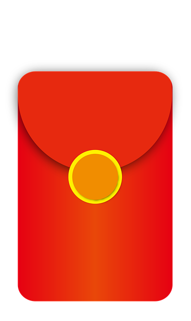 Roter Umschlag, Festlich, Neujahr